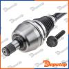 Demi-Arbre de Transmission avant gauche pour VW | NPW-VW-220, 3Q0407271BA